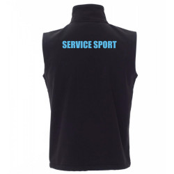 SOFSHELL SANS MANCHES GLASGOW (service sport uniquement)